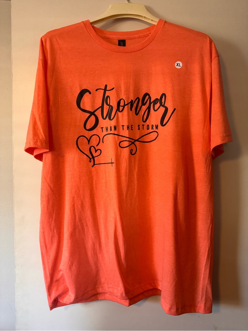 Gildan Orange Short Sleeve 'Stronger' Graphic Tee